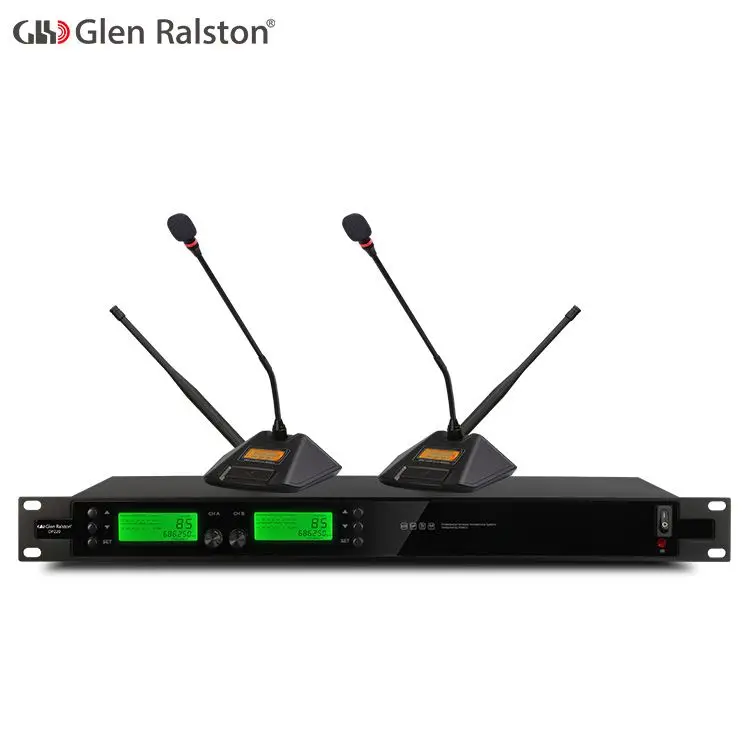 Glen Ralston портативный истинное разнообразие UHF профессиональный беспроводной микрофон