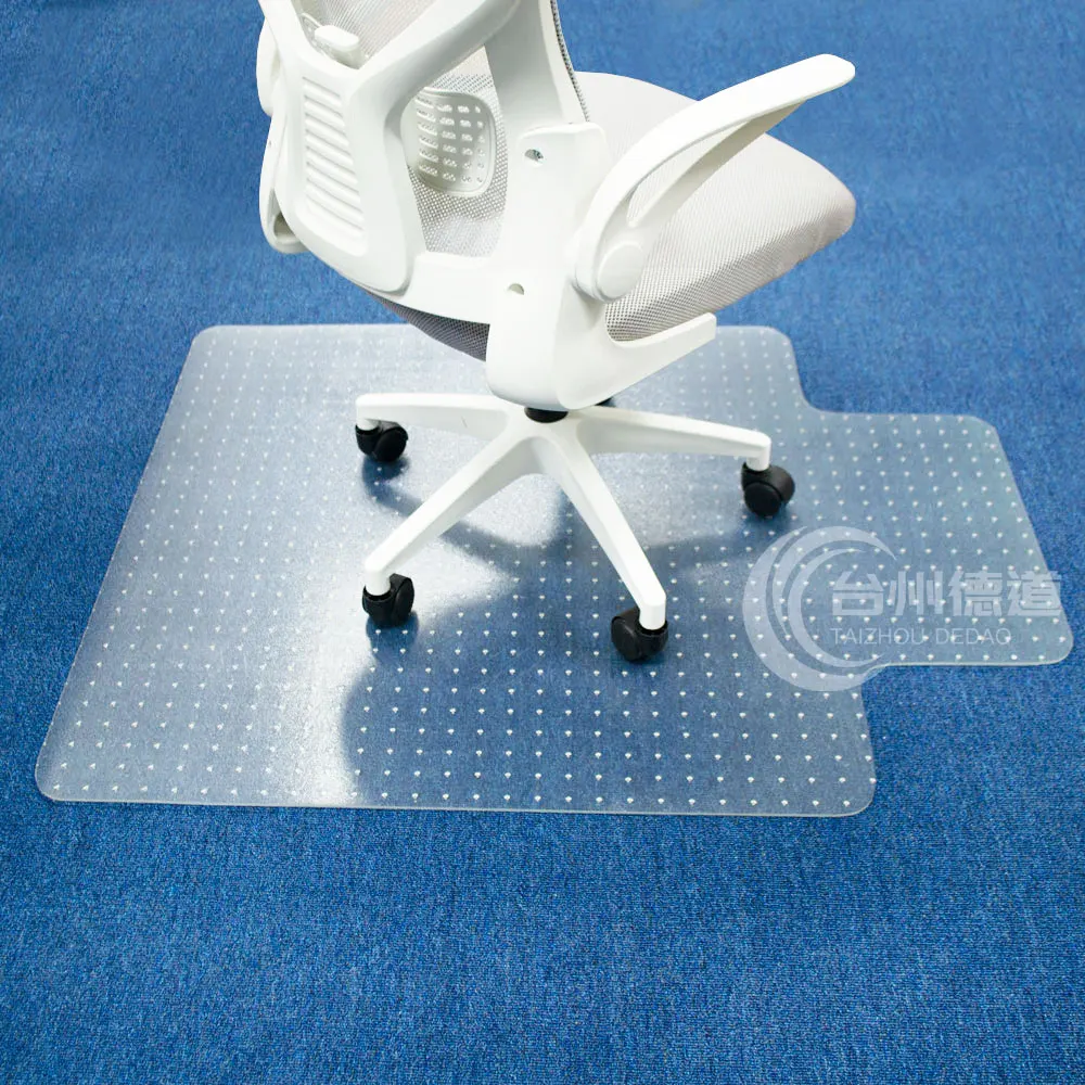 PVC Chair Mat for Carpet Floor Office Chair Mat for Low, Carpeted Floors Plastic Desk Chair Mat