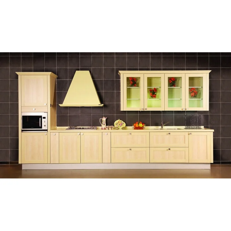 Matt Lacquer European Style Bespoke Ready Assemble Modular Islands Handless Cheap Laminated Modern Custom Kitchen Cabinet