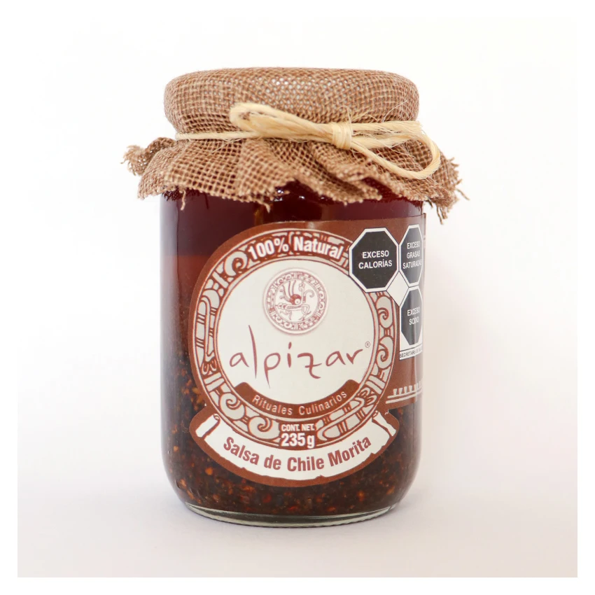
 Mexico Popular Flavour Hot Chili Glass Bottle Morita Chilli Sauce  