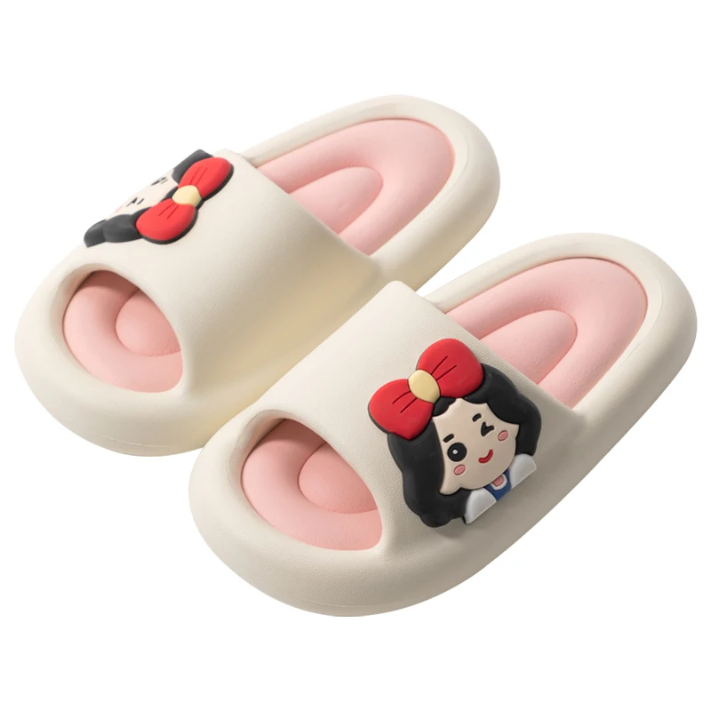 Новые китайские детские летние мягкие Нескользящие повседневные сандалии в форме принцессы