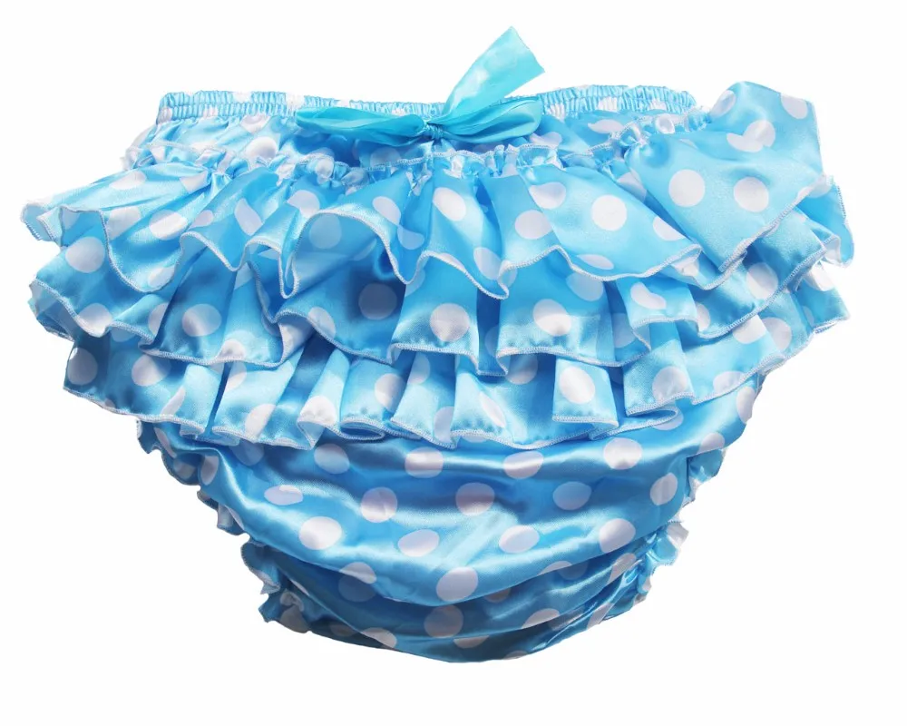 babyshow DDLG Adult Baby Ruffled Lace Edge silk PVC Panties Bloomers Diaper cover plastic double layer briefs