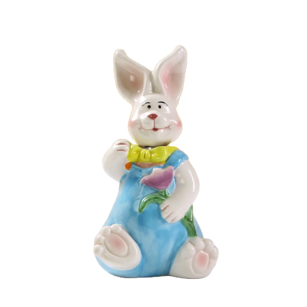 Wholesale ceramic Easter Knife  decoration Easter day decorations porcelain  Butter knife Ceramic for Kitchen