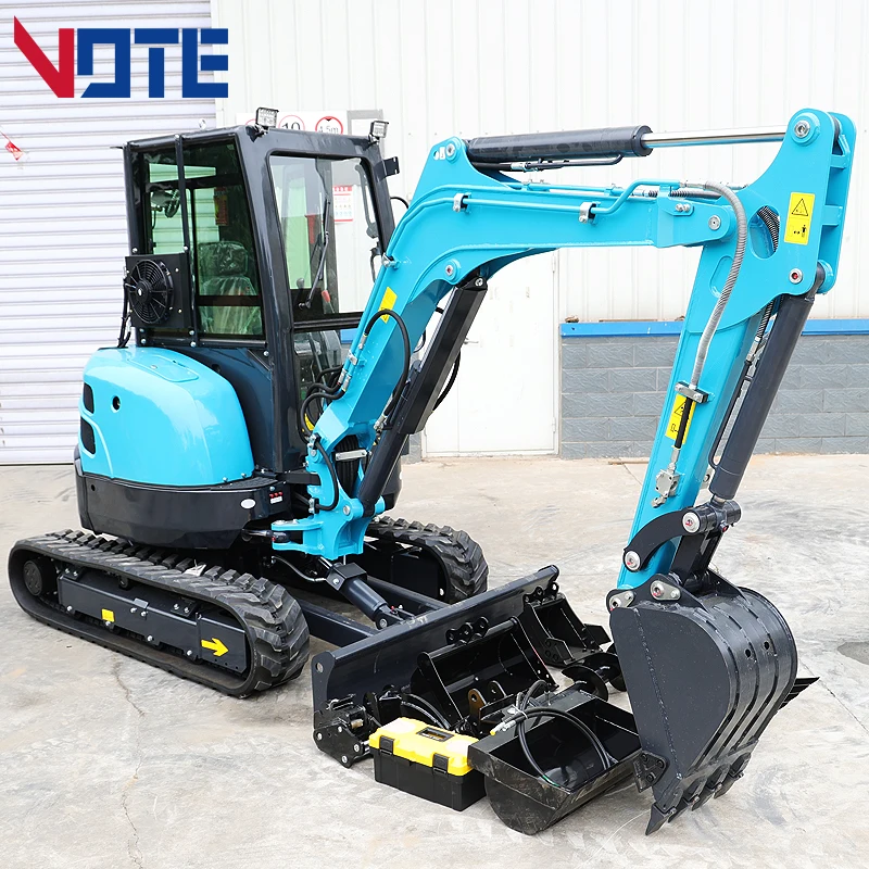 VOTE FREE SHIPPING Mini Excavator 1 Ton 2 Ton EPA Kubota Engine  Digger  Farm Small Excavators 3.5 Machine Prices Mini Excavator