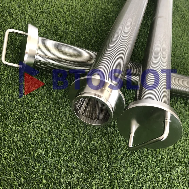 316 stainless steel slot 25um Johnson screen pipe