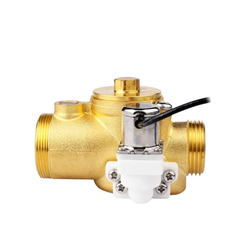 GL DC 12V 24V G1 Infrared Brass Solenoid Valve High Quality Auto Flush Valves for Water Control OEM Customizable