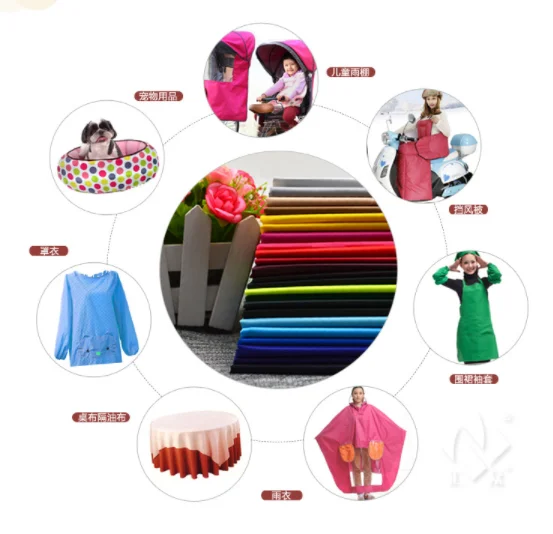 China factory Factory Wholesale 200d polyester oxford fabric with pu coating coated fabric textile for bag