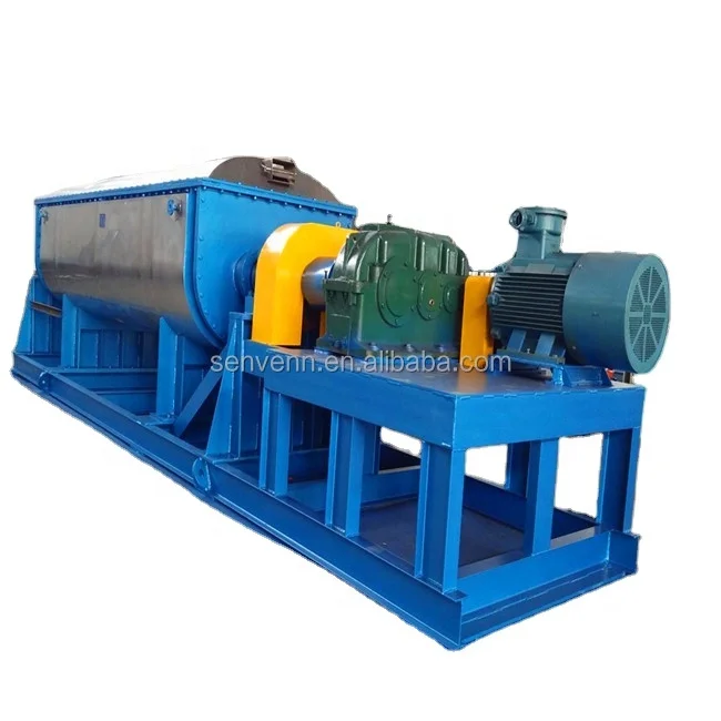 Horizontal steam hot oil solid waste sewage sludge dryer with low energy low temp from SenVen