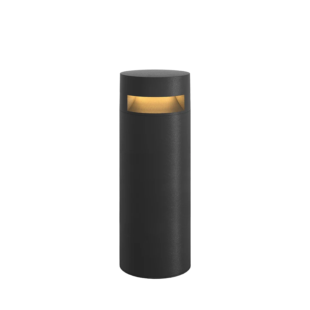 IP65 Bollard Street and Driveway Lights Aluminum/Bronze/PC Body LED with Warm White CCT Outdoor Lawn Lighting