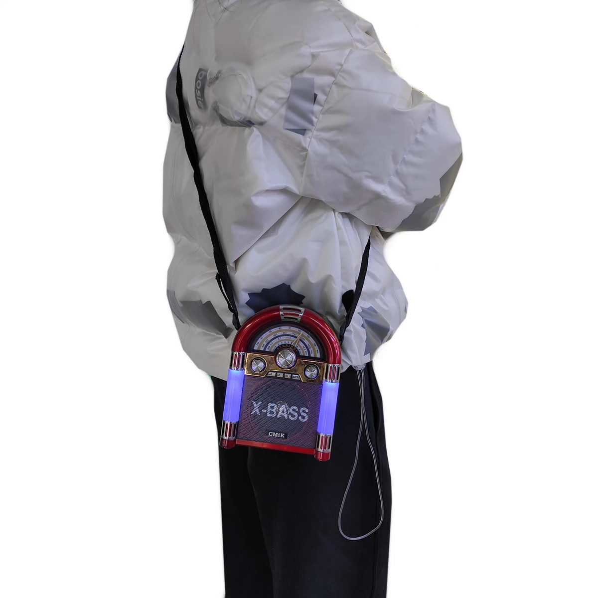 cmik mk-166BT china plastic light shortwave antique long range old vintage other am fm sw usb sd card crank home portable radio