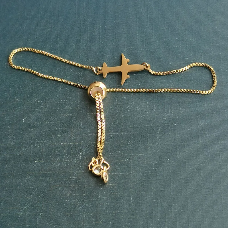 Заводы оптом персонализированные авиационные браслеты винтажный медальон Кулон Прелести DIY самолет ожерелье аксессуары