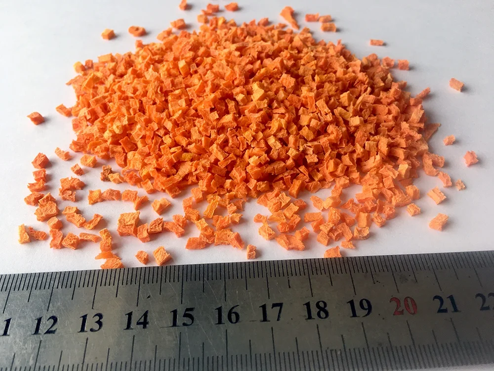 Free Samples Natural Freeze Dried Food 3mm Diced Freeze Dry Carrot for Soup