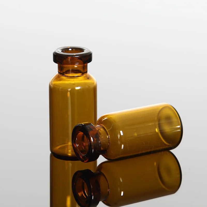Low price china wholesale 1ml/2ml/3ml small amber glass vial vitamin b12 vials for injections