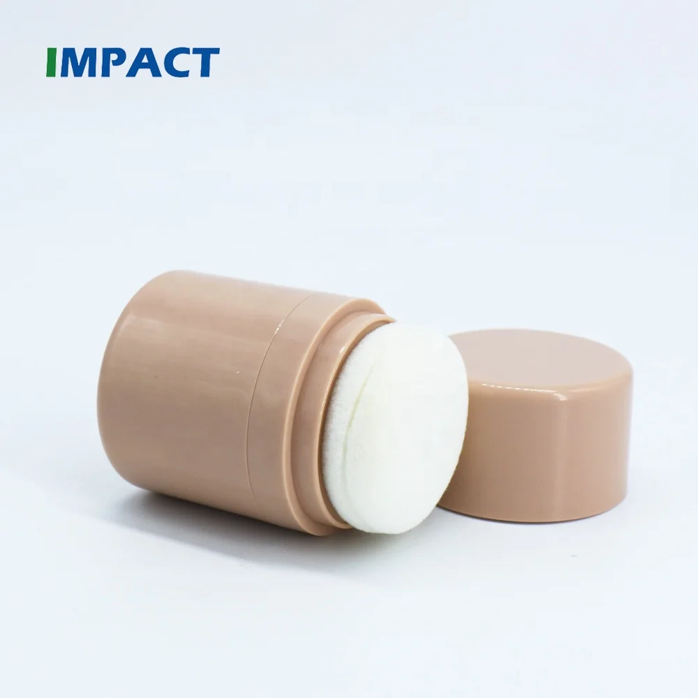 Pink Loose Powder Jar with Sponge