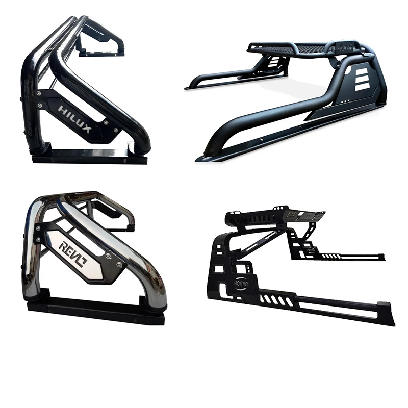 Высококачественный Универсальный автопикап 4X4, спортивный багажник на крышу, стальной рулонный стержень для Toyota Hilux Revo Vigo Tundra Tacoma для Dmax Ranger