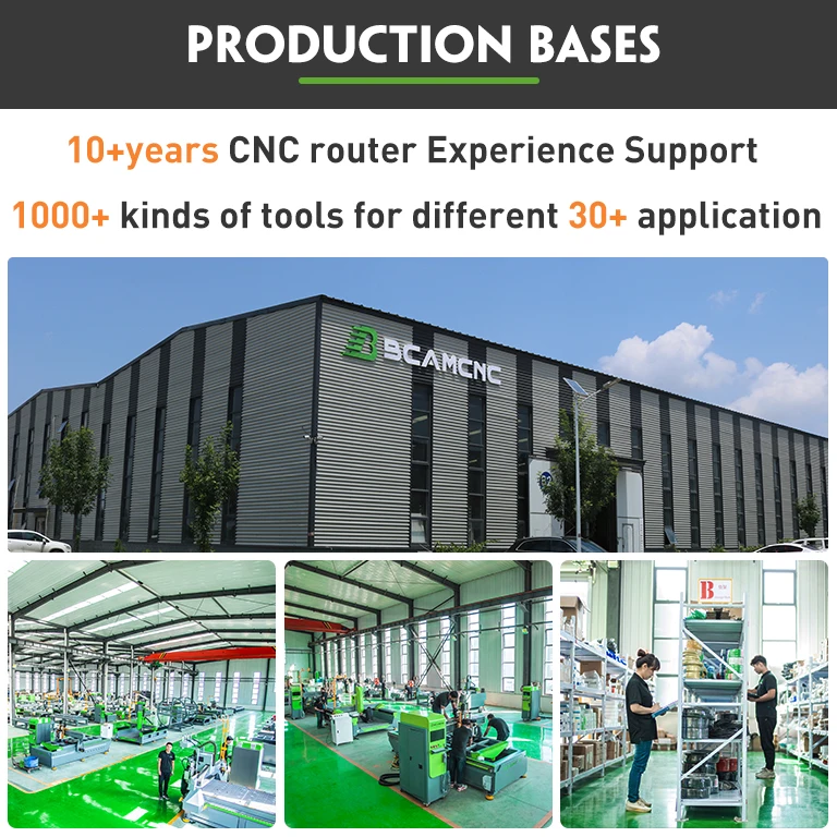 BCAMCNC 4 axis cnc router woodworking machine multihead cnc router 3 axis cnc router for metal