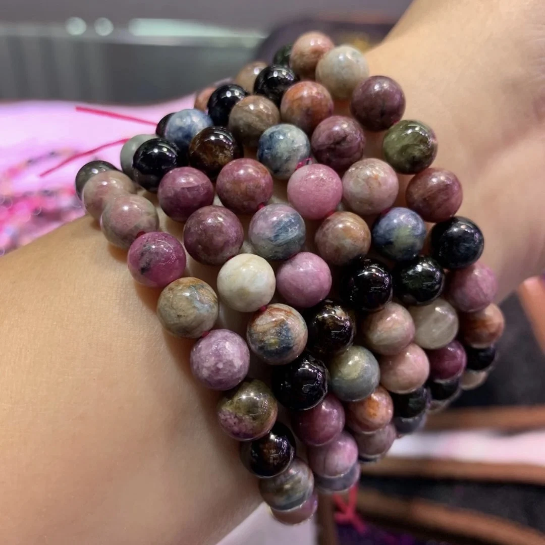 Factory Wholesale Nature Brazil Tourmaline Beads Bracelets Fine Quality Bracelet for Women