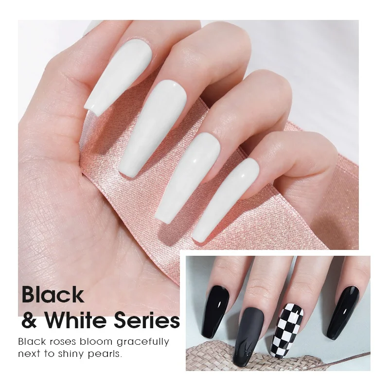ROSALIND wholesale nail supplies different gel polish private label super white eggshell  color nail gel polish set nail art