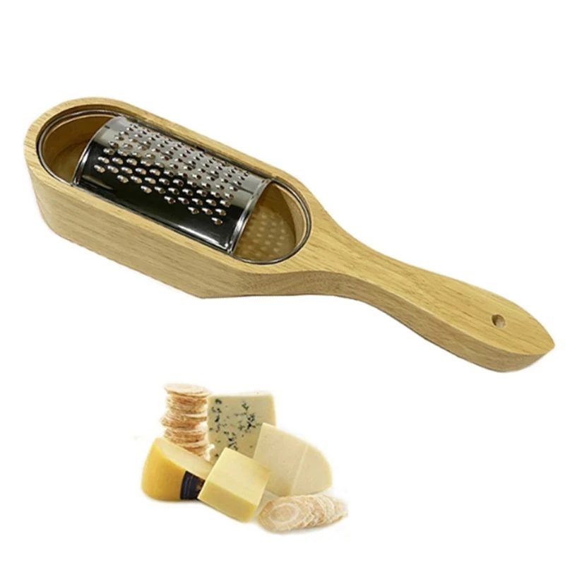 Rubber Wood Cheese Grating Cheese Grater Kitchen Tool