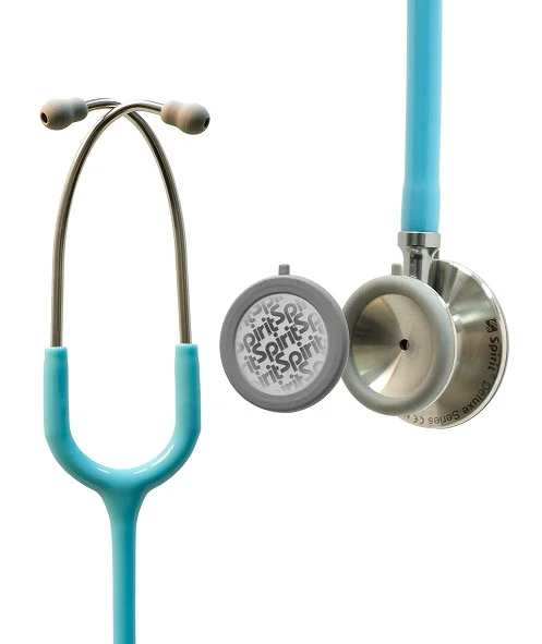 Professional Spirit Dual Head Stethoscope Rapid Conversion Type Manual Power Source Stainless Chestpiece