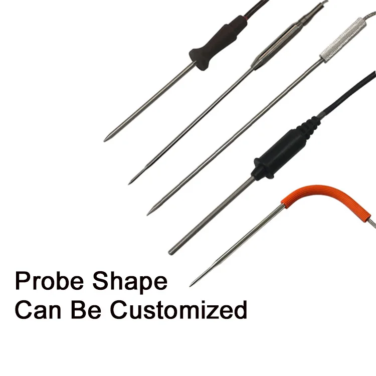 Jinlongbao custom pt100 pt1000 temperature sensor high accuracy stainless steel temp sensor probe