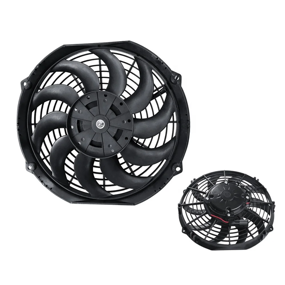 Linrui LNF-2210X blowing 10 inch 12V/24V dc refrigerated truck ac cooling fan
