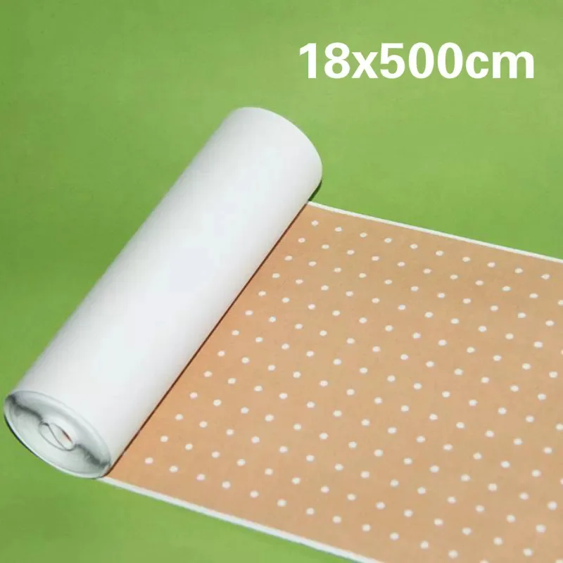 18cmx5m zinc oxide aperture medical transparent tape perforated breathable adhesive plaster with holes