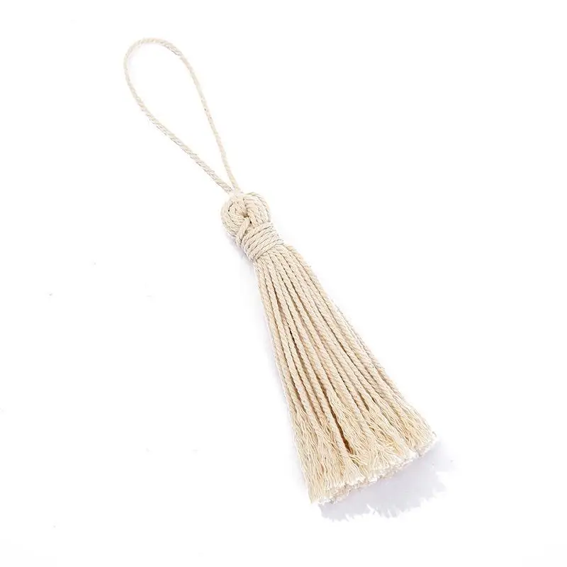 Хорошее качество ручная работа оригинальный цвет хлопковая 100% подвесная кисточка аксессуары для украшения дома с бахромой