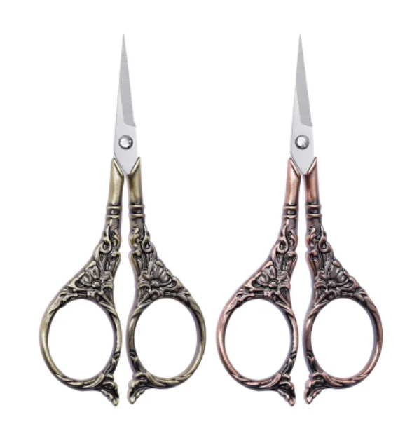 Винтажные ножницы для шитья из нержавеющей стали в европейском стиле ретро Ножницы для вышивки антикварные ножницы