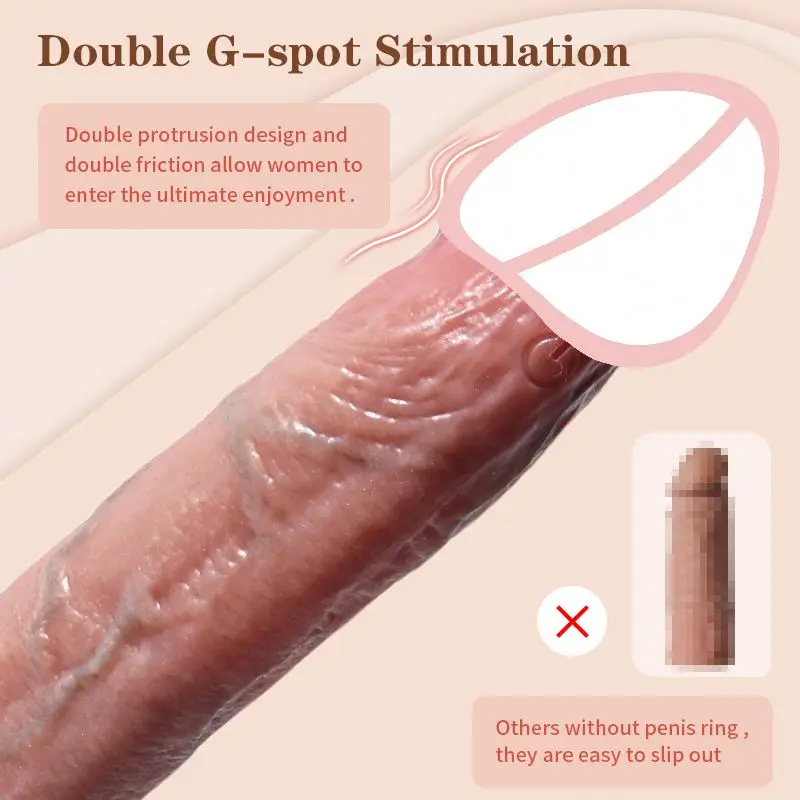 GYF Realistic Extension Sleeve Remote Control 8 Speed Vibrating Penis Enlargement Holster Couple Erotic Sex Toys Masturbador