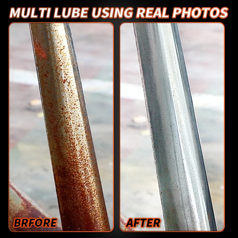 Mult Lube Chain Lube Car De-rust Lubricating Spray Rust Remover Multi Purpose Anti Rust Pro Lubricant Spray Aerosol