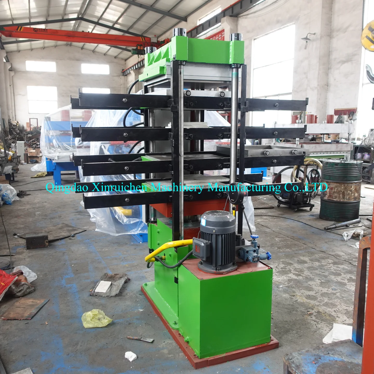50T EPDM Rubber tiles Hydraulic Hot Press/Rubber Flooring Tile Machine / Rubber Vulcanizing Press