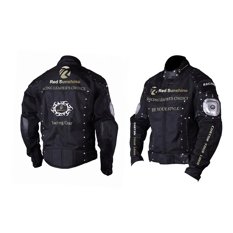 Oem Waterproof Protection Customize Racing Suit Leather Motorbike Racing Jacket Windproof Motorcycle Armor Jacket