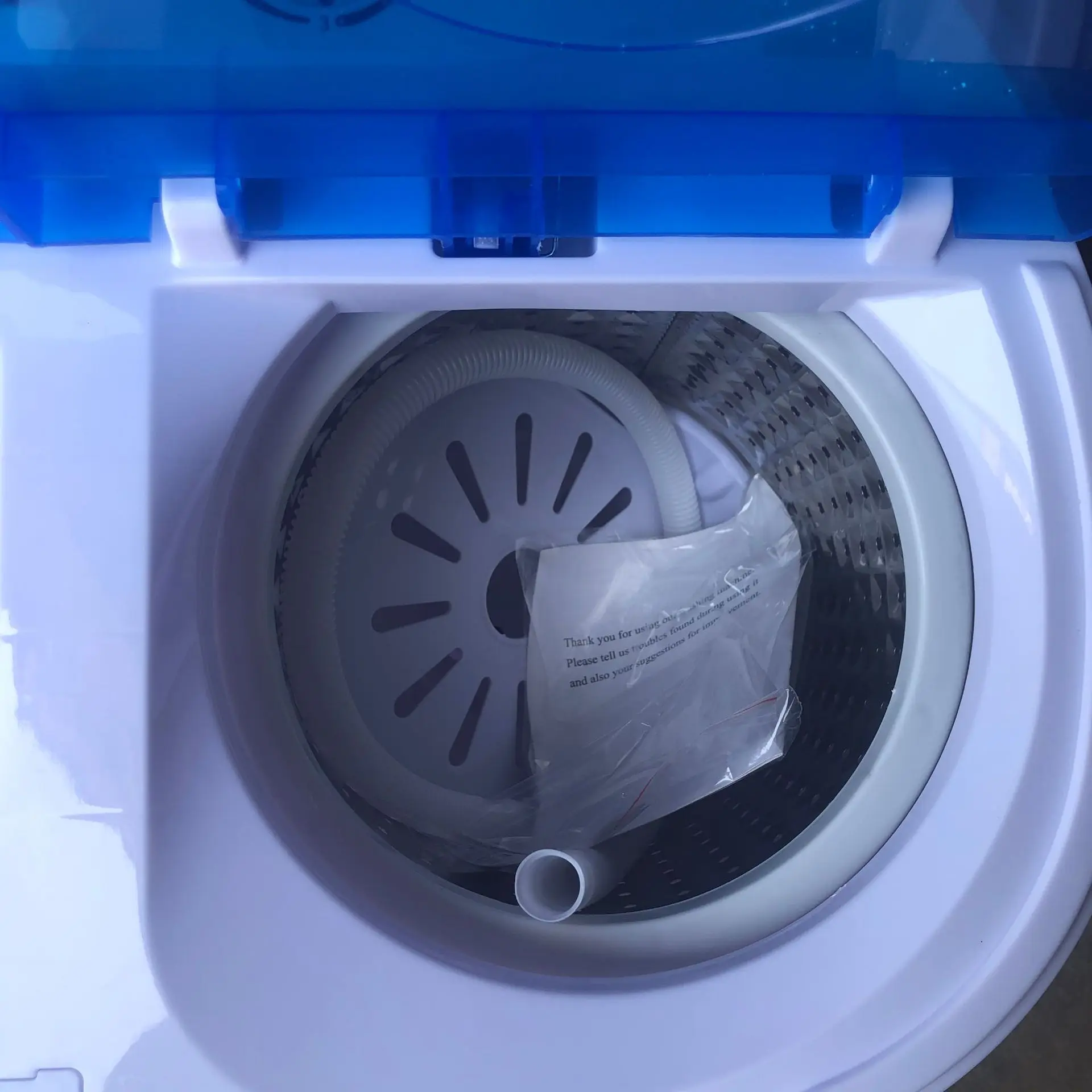 D 4kg double barrel household washing machine Small semi-automatic double cylinder eluting machine Spin  spin out moisture