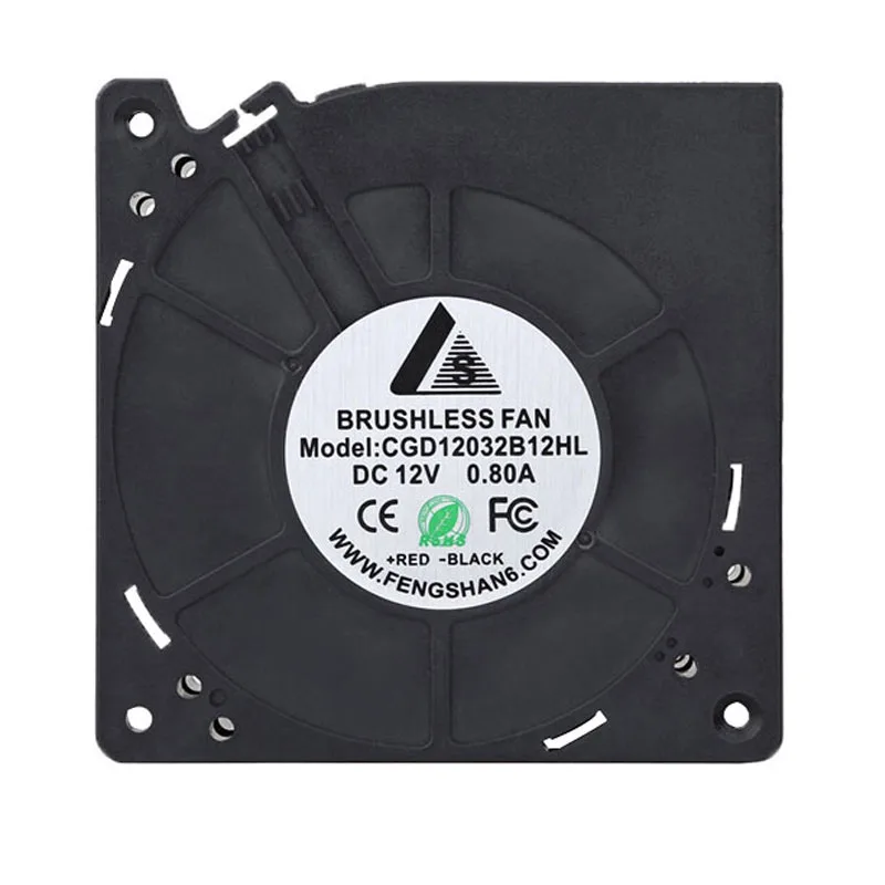 Violent High Speed 12V 24V 12032 120mm Blower 120x120x32mm DC Fan for BBQ Converter Vacuum Cleaner