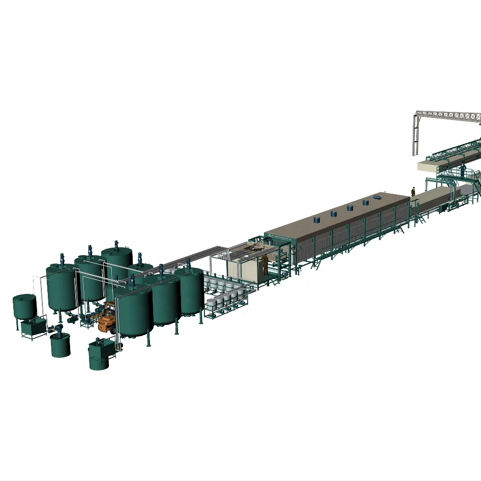 Sofa seat horizontal continuous foam foaming machine assembly line mattress foam sponge production line