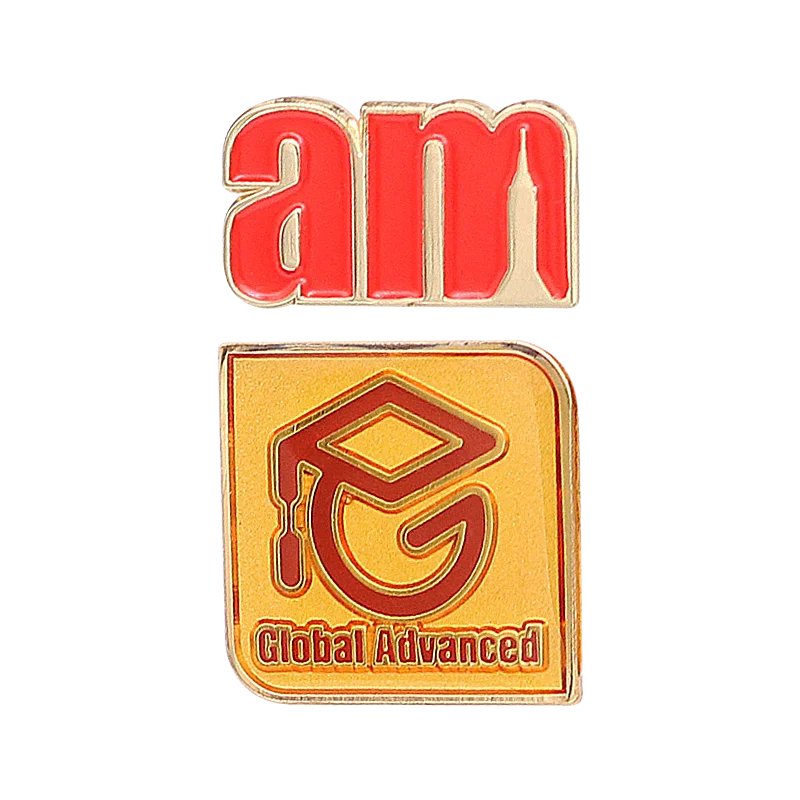 Factory Custom Logo Metal/soft pvc/soft enamel badges fashion clothes brooch gift lapel pin for Clothes Decorative