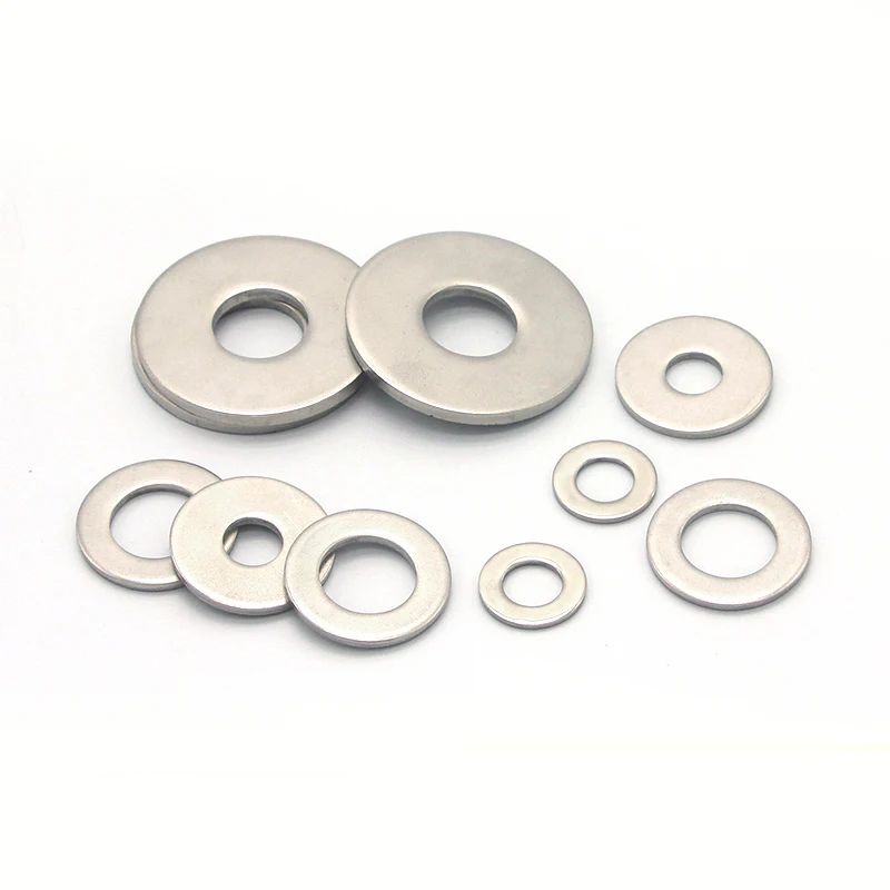 In Stock Stainless steel thin flat washer kit DIN125 SS Washers SS304 washers assortment kits