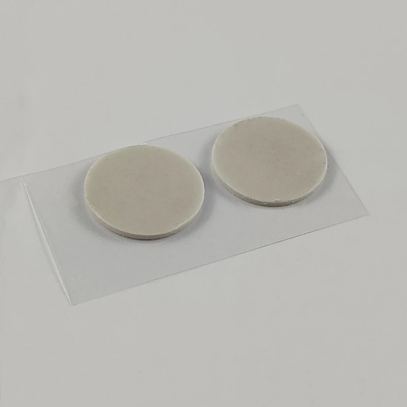 Shock-absorbing 1mm thick thermally conductive silicone Circular silicone heat sink