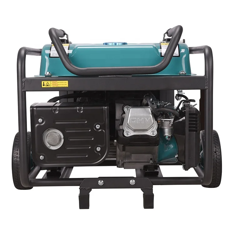  8896140 цапля одобренный CE 7.4HP/3.5KW 1 ph портативный Электрический бензиновый генератор с складной ручкой и фиксированным резиновыми