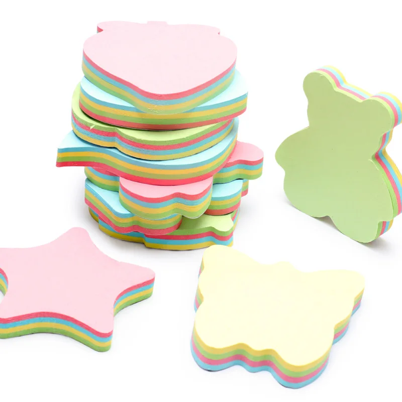 Wholesale Customized Mini Stationery Accessories Cute Self-Adhesive Notepad with Notes
