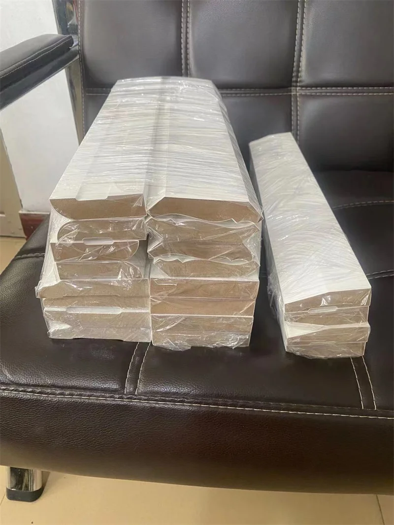 JLD грунтованный белый MDF Ogee потолочная доска и плинтус (L) 2 4 м (W)169 мм (T)18 упаковка из фарфора