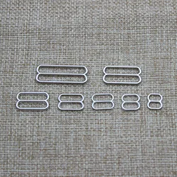 Wholesale ECO-Friendly Nick-Free Gold Plated Swimwear Buckles 6mm 8mm 10mm  Bra Ring And Strap Adjuster Slider