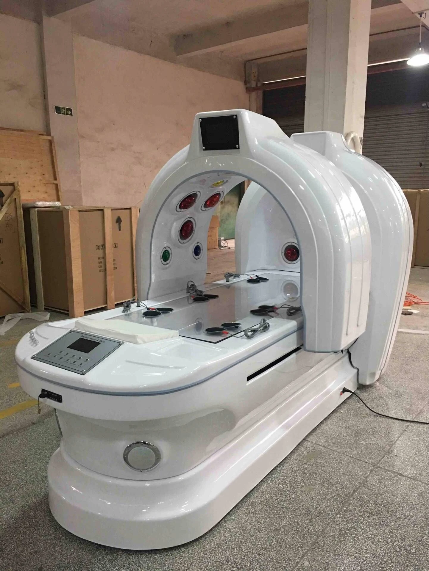 2023 big Professional infrared Slimming Spa Capsule Space Tunnel For Weight Loss infrared Heating Therapy With LED Magic Light