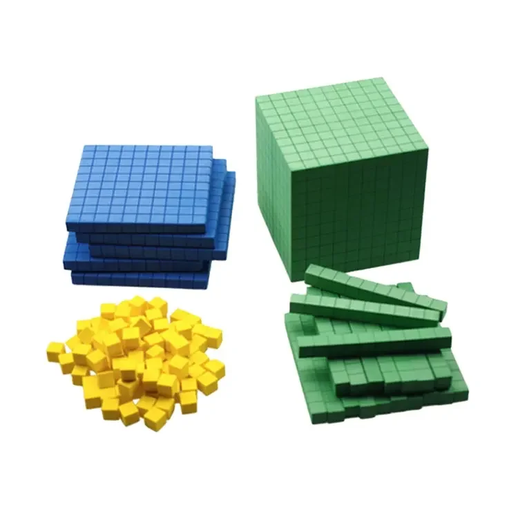 Ten Blocks - Place Value Blocks - Math Manipulatives K-3 for Elementary Classroom  Number Blocks