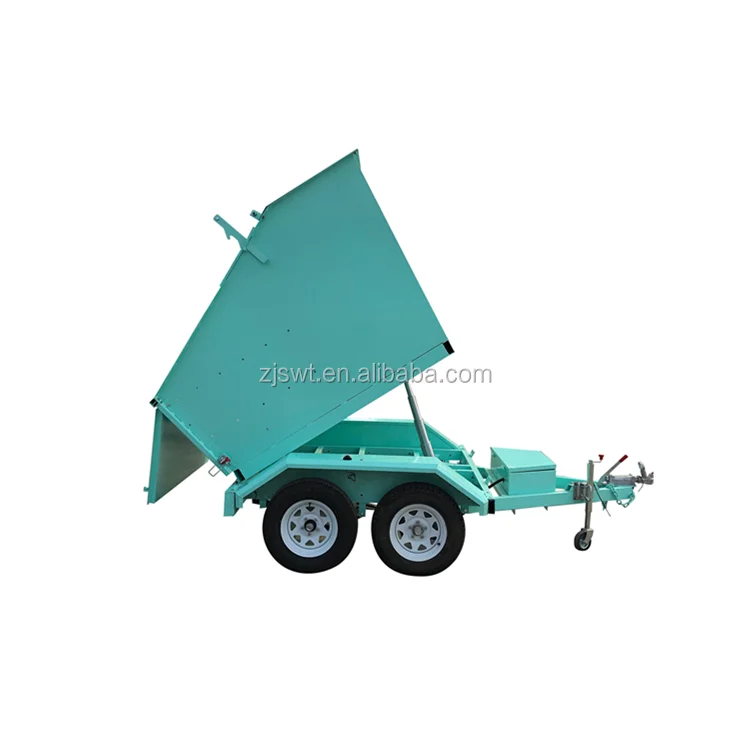 Sell well 3/4/5/6/9 cubic metre powder coating mobile skip bin trailer for clear rubbish