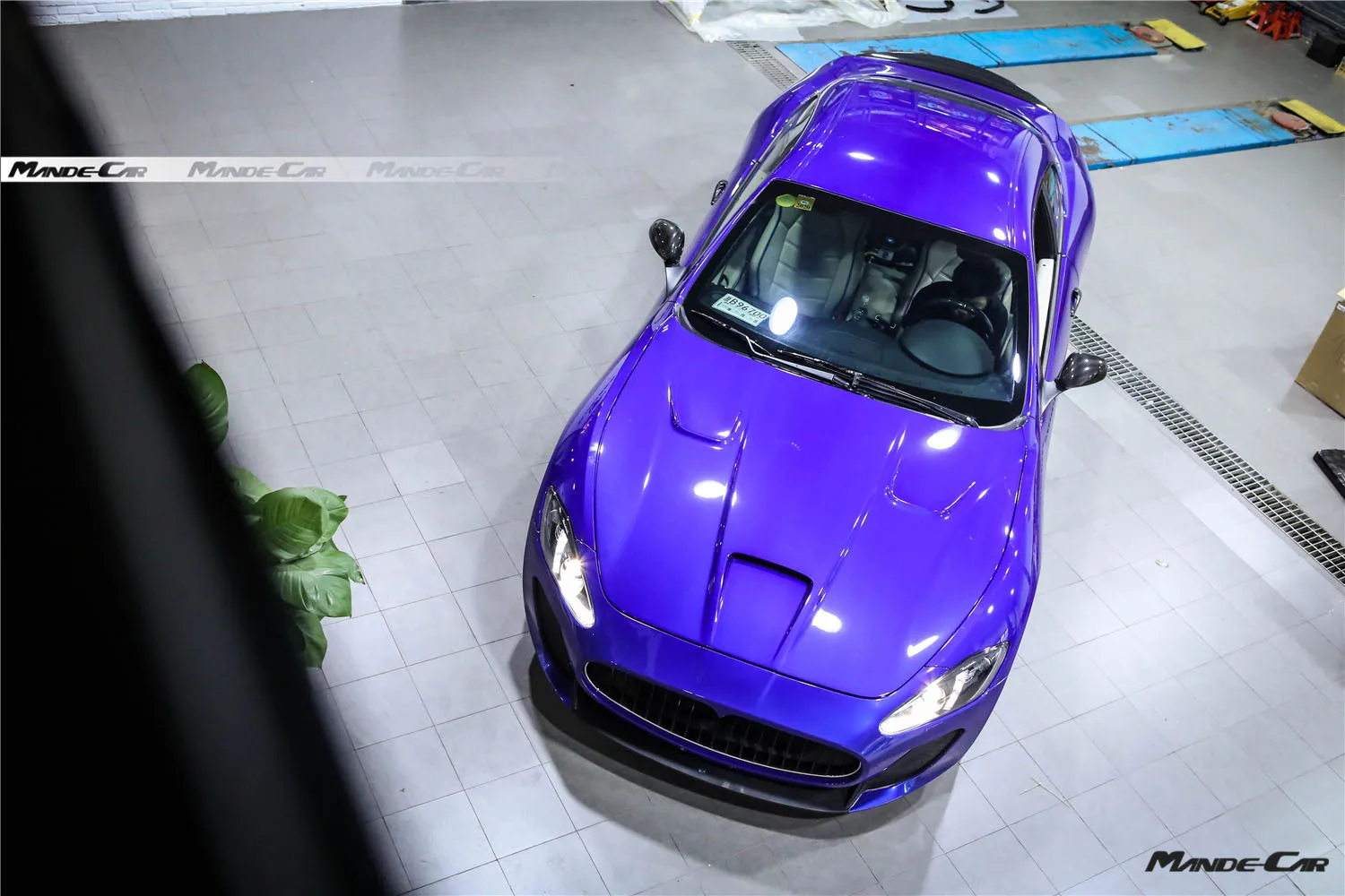 MDK Car Accessories MC Style Carbon Fiber Bonnet Hood for Maserat GranTurismo GranCabrio Body Kits Engine Hoods