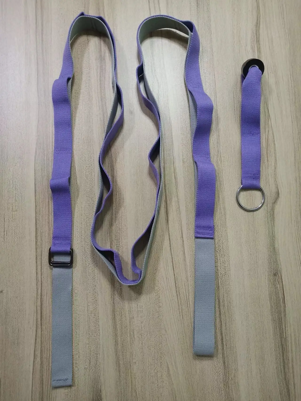 Yoga Strap for Stretching with 12 Loops Hamstring Stretcher Belt Physical Therapy Equipment for Best Flexibility Stretch Strap