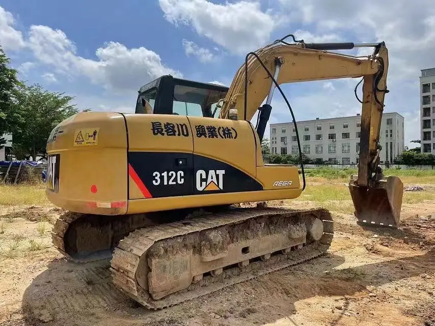 Б/у гусеничный экскаватор CAT312C гидравлическая Землеройная техника для