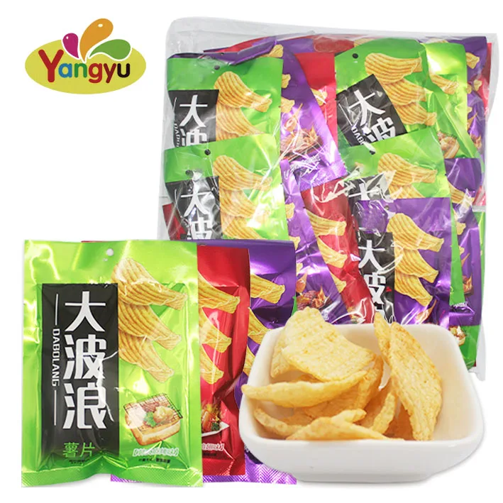 Хороший вкус Хрустящие картофельные чипсы вкусная закуска